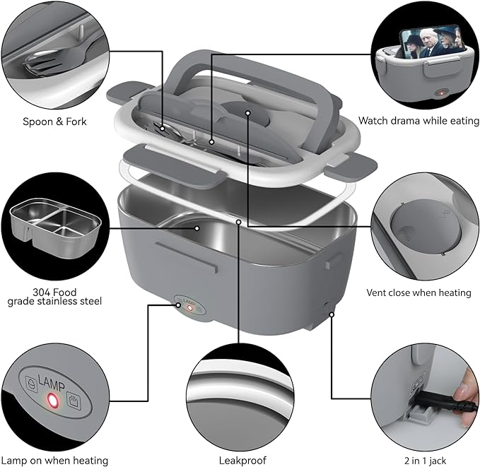 Electric Lunch Box Food Heater